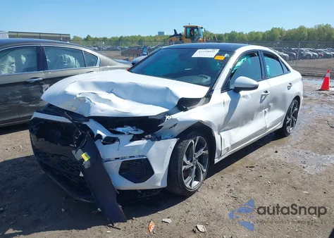 2022 Audi A3 Premium 40 Tfsi Quattro S Tronic z USA, uszkodzony, nr VIN WAUGUDGY7NA100357